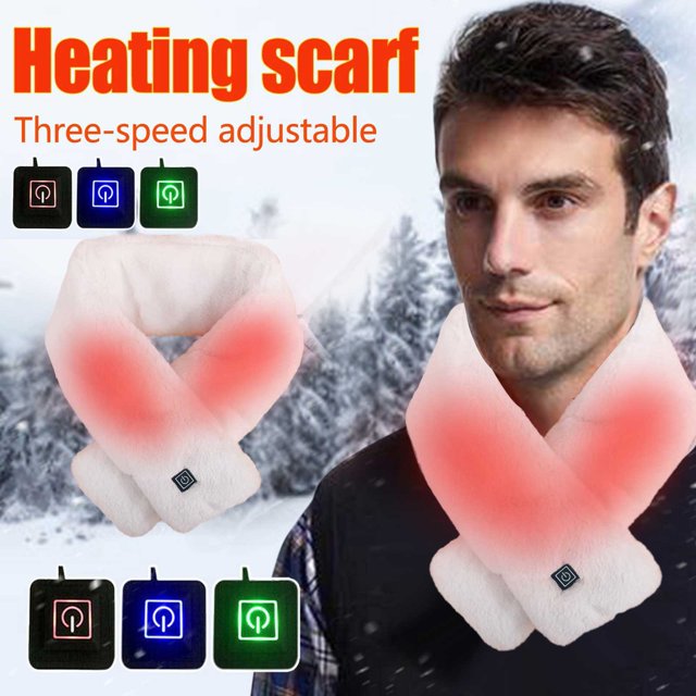Heating Scarf with Three Gear Regulation - USB Heater Heated Neck Brace and Wrap for Comfort and Warmth