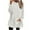White, variant on BUIGTTKLOP Fuzzy Fleece Hoodies for Women Long Sleeve Hooded Shirtts Winter Thermal Warm Jackets Coat Outwear with Pockets