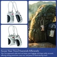 thumbnail image 4 of Brookstone Cable Lock TSA-Approved Keyless Luggage Lock with 3-Digit Combination 2 Pack, 4 of 7