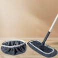 thumbnail image 3 of Reusable Microfiber Mop Pad Washable Replacement For Dry Wet Cleaning Compatible With 10 And 165 Inch Flat Mops Ideal For Hardwood Tile Floors, 3 of 6