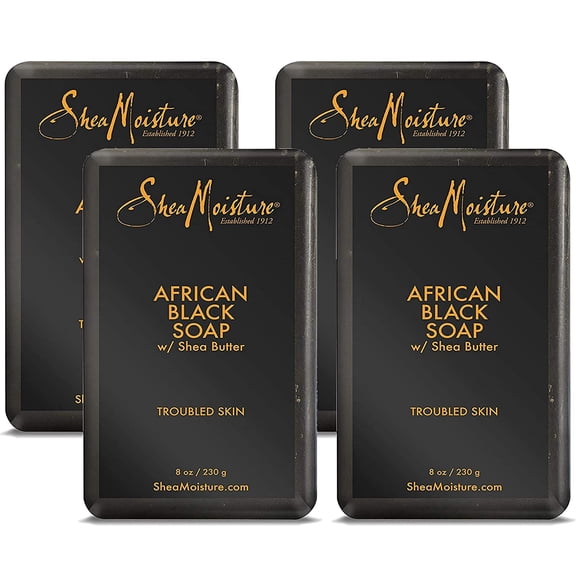 Sheamoisture African Black Soap Vitamin E Net Weight 8 Ounces (Pack Of 4){{name}