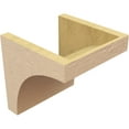 thumbnail image 5 of 9"W x 9"D x 9"H Wide Huntington Rough Cedar Woodgrain TimberThane Corbel, Primed Tan, 5 of 6