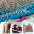 thumbnail image 5 of Unique Bargains Round Knitting Machines Kit, Darning Weave Tool with Accessories, Green Style 5, 5 of 5