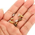thumbnail image 5 of Unique Bargains Cord End Caps, 100Pcs 3.5x8.5mm Metal Spring Coil End Tips Crimp Terminators Caps Silver Tone, 5 of 5