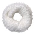 thumbnail image 1 of Peach Couture Trendy Multi Color Warm Cozy Fuzzy Chunky Knit Winter Infinity Scarves Cream 88, 1 of 1