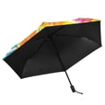 thumbnail image 5 of ALAZA Elegant Flowers UPF 50+ Compact Folding Umbrella for Rain Travel Umbrella Packable, 5 of 8