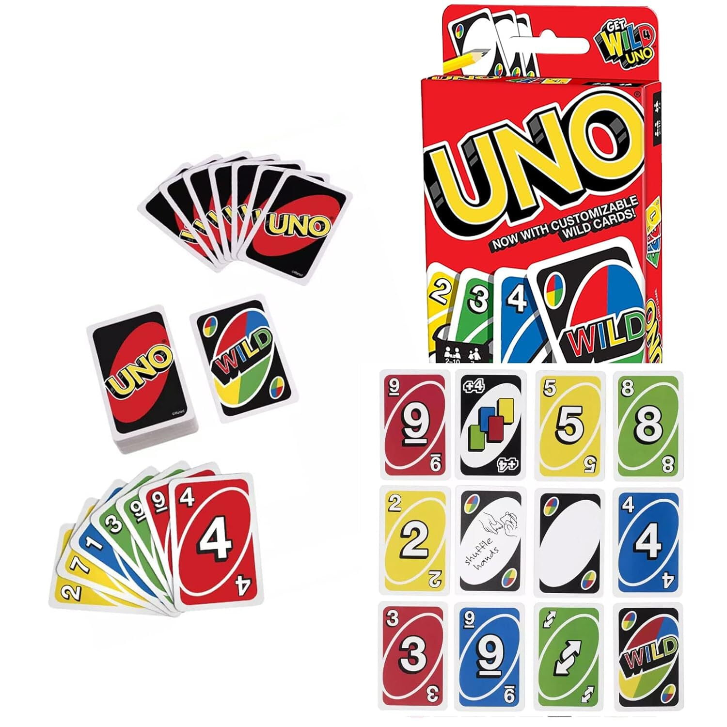 Beyond the Box Game Night Gift Box Playing Cards, Snacks, Candy for Family, Kids, Teens, Adults