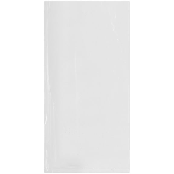 Plymor 5" x 10" (Pack of 100), 3 Mil Flat Open Clear Plastic Poly Bags