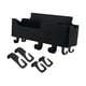 thumbnail image 2 of Organizador de respaldo de asiento de reposacabezas de coche con ganchos para niños y adultos Negro, 2 of 9