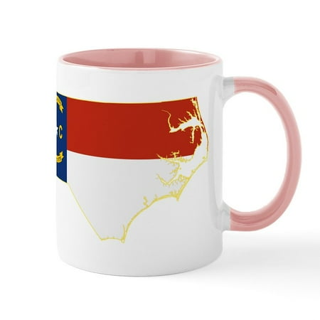 

CafePress - North Carolina Flag Mug - 11 oz Ceramic Mug - Novelty Coffee Tea Cup