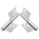 thumbnail image 3 of par de bisagras elevables Bisagras de acero inoxidable Bisagras desmontables Bisagras para puertas domésticas, 3 of 7