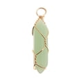 thumbnail image 2 of Pendentif en Cristal de Quartz Naturel Enroulé de Fil Quartz Healingchakra Vert, 2 of 2