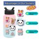 thumbnail image 2 of Pegatinas win4pdlay para botellas de agua, 200 unidades, vinilo impermeable, 2 of 7