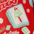 thumbnail image 6 of Womens Sweater Cute Mahjong Crew Neck Pullover Tops Color: Red Size: M, 6 of 6