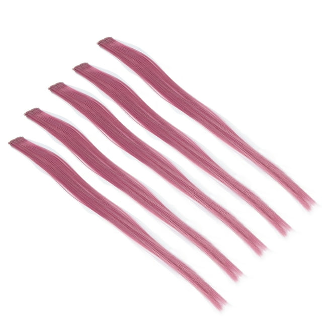 Mosquedad De Cabello De Color 5pcs Extensión De Cabello De Fiesta De Cosplay Para Mujeres