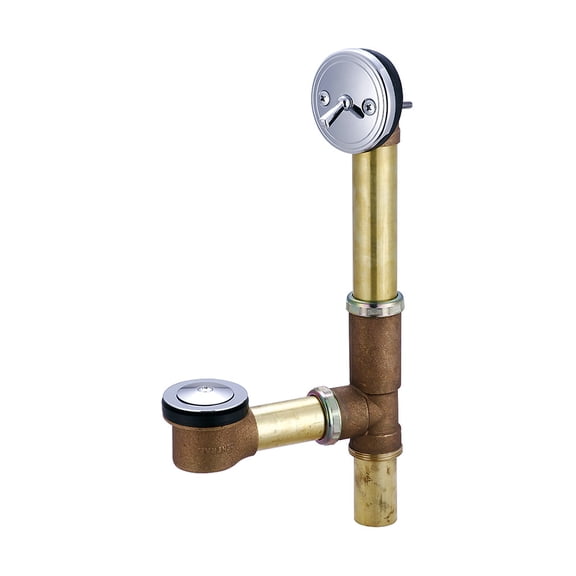 Central Brass 1675 Multi-Tub Pop-Up Bath Drain - Chrome
