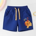 thumbnail image 4 of Gubotare Baby Boy Soccer Shorts Baby Boys' Shorts Baby Casual Shorts Soft Toddler Baby Boys' Pull-On Shorts (Blue,Size 6-7 Years), 4 of 9
