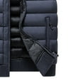 thumbnail image 6 of FNFYFH Mens Big and Tall Puffer Vest Hooded Sleeveless Quilted Jacket Zip Up Padded Coats Outerwear, 6 of 7