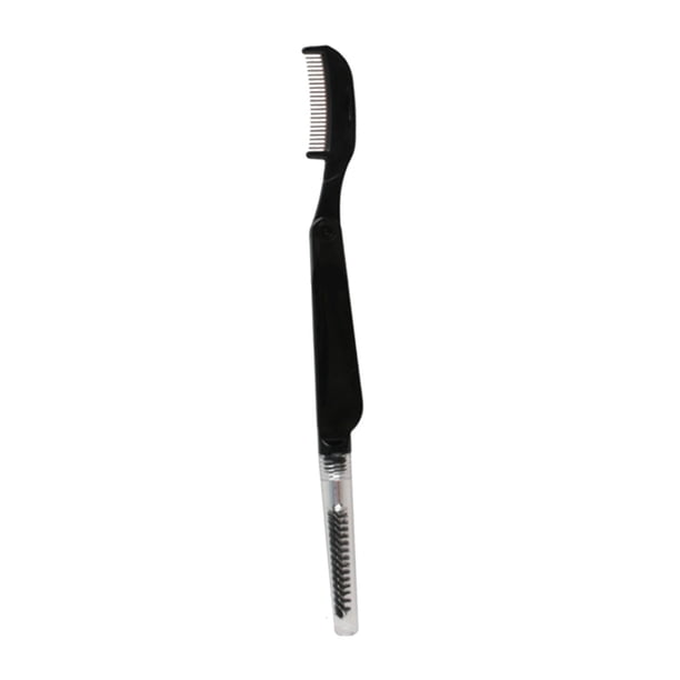 Herramientas para atar moscas, peine de metal y cepillo para el cabello, accesorios de pesca, cepillo para atar moscas plegable 2 en 1 reutilizable,