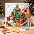 thumbnail image 5 of Qwtwty Christmas Diamond Painting Kit for Beginner, Christmas Gem Art Kit DIY Diamond Painting Crafts Kit for Home Wall Decor Holiday Gift, 5 of 7
