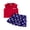 Red Blue, variant on Toddler Baby Girl 4th of July Outfit I Love USA Patriot Independence Day Outfit Infant Baby Girl Summer Clothes Sleeveless Lapel Ribbed Tank Tops Star Heart Print Pleated Skirt Set