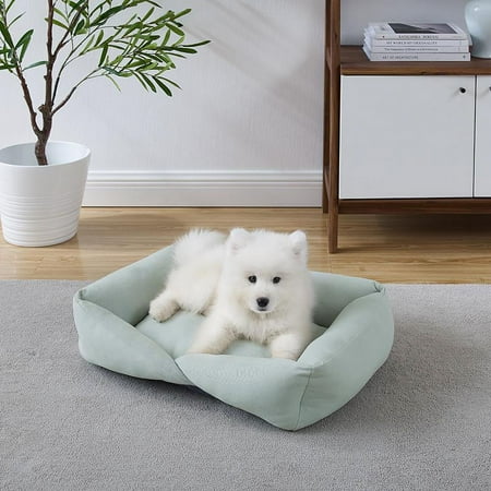 UPC: 0850018680486 | Ellie – Machine washable Medium Light Blue Dog Bed