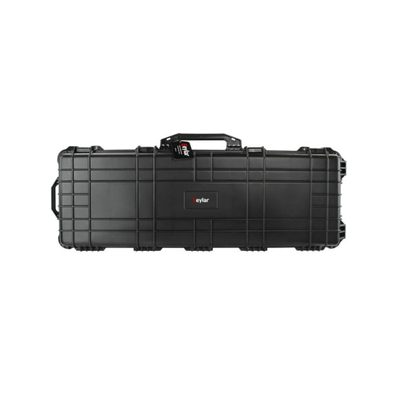 Eylar Standard 44in Waterproof Roller Hard Rifle Case w/Foam, Black