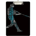 thumbnail image 2 of Coolnut Baseball Clipboard, Acrylic Standard A4 Letter Size Clip Board with Low Profile Clip for Office, Classroom, Doctor, Nurse and Teacher Gifts, 2 of 7