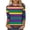 Multicolor 1, variant on Women's Tops, Tees & Blouses,Mardi Gras Shirts for Women 3/4 Sleeve Sequin Crew Neck Mardi Gras Outfits Summer Graphic Holiday Carnival Shirt