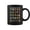 Black, variant on Italian Brainrot Italian Brainrot Alphabet Character Coffee Mugs