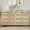 Natural Color, variant on 6 Drawer Rattan Dresser, Wooden Chest of Drawers, Rattan Storage Cabinet with Drawers for Bedroom, Living Room, Natural Color