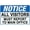 Color 2701, variant on Warning Sign Retro Aluminum Sign Metal Tin Sign, Notice All Visitors Must Report To Main Office Sign, Authorized Personnel Only Signs, Vintage Style Property Signs Wall Decor Art 12 X 8 Inches