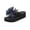 Dark Blue, variant on Womens Flip Flops Boho Cute Bow Solid Color Comfortable Walking Thong Sandals With Arch Support Slip for Summer