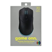 onn Rechargeable Wireless Gaming Mouse with LED Lighting, 8 Programmable Buttons
