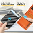 thumbnail image 6 of HAILTH Slim Men's Wallet - Leather Credit Card Holder with RFID Blocking, Bifold & Large Capacity - Minimalist Front Pocket Style, Perfect Gift with Gift Box, 6 of 7