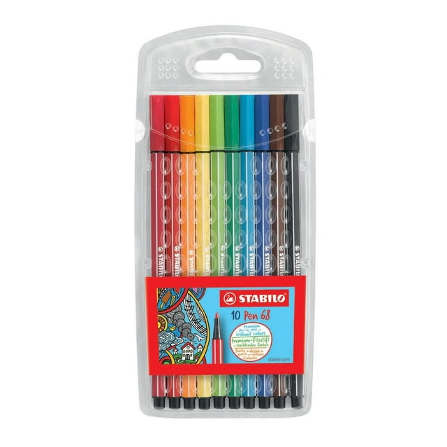 Plumil pen 68 estuche plástico Stabilo STABILO 6810/pl