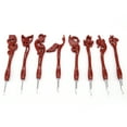 8PCS Retro Birds Unique Crochet Hooks Set Knitting Smooth Needles Tools