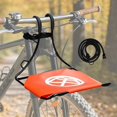 thumbnail image 1 of Colaxi Bicycle Storage Rack Bicycle Basket Lightweight Multiuse Detachable Cargo Rack Bike Front Bag Carrier for Park Outdoor Beach Orange Black, 1 of 8