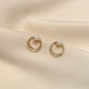 thumbnail image 1 of Pendientes de temperamento con aguja de plata 925, pendientes pequeños para mujer que combinan con todo, pendientes vivos, accesorio versátil, 1 of 6