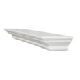 thumbnail image 2 of Pearl Mantels Crestwood Clean, Sophisticated Premium White MDF Mantel Shelf, 60"L x 10"D x 5"H, Crisp White Paint, 2 of 5