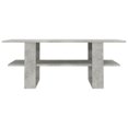 thumbnail image 1 of vidaXL coffee Table concrete gray 43.3x21.6x16.5 chipboard, 1 of 4