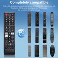 thumbnail image 4 of Nuevo control remoto universal de repuesto para todos los televisores Samsung, compatible con todos los televisores inteligentes Samsung, LED, LCD, HDTV, 3D, Series TV, 2 piezas, 4 of 5