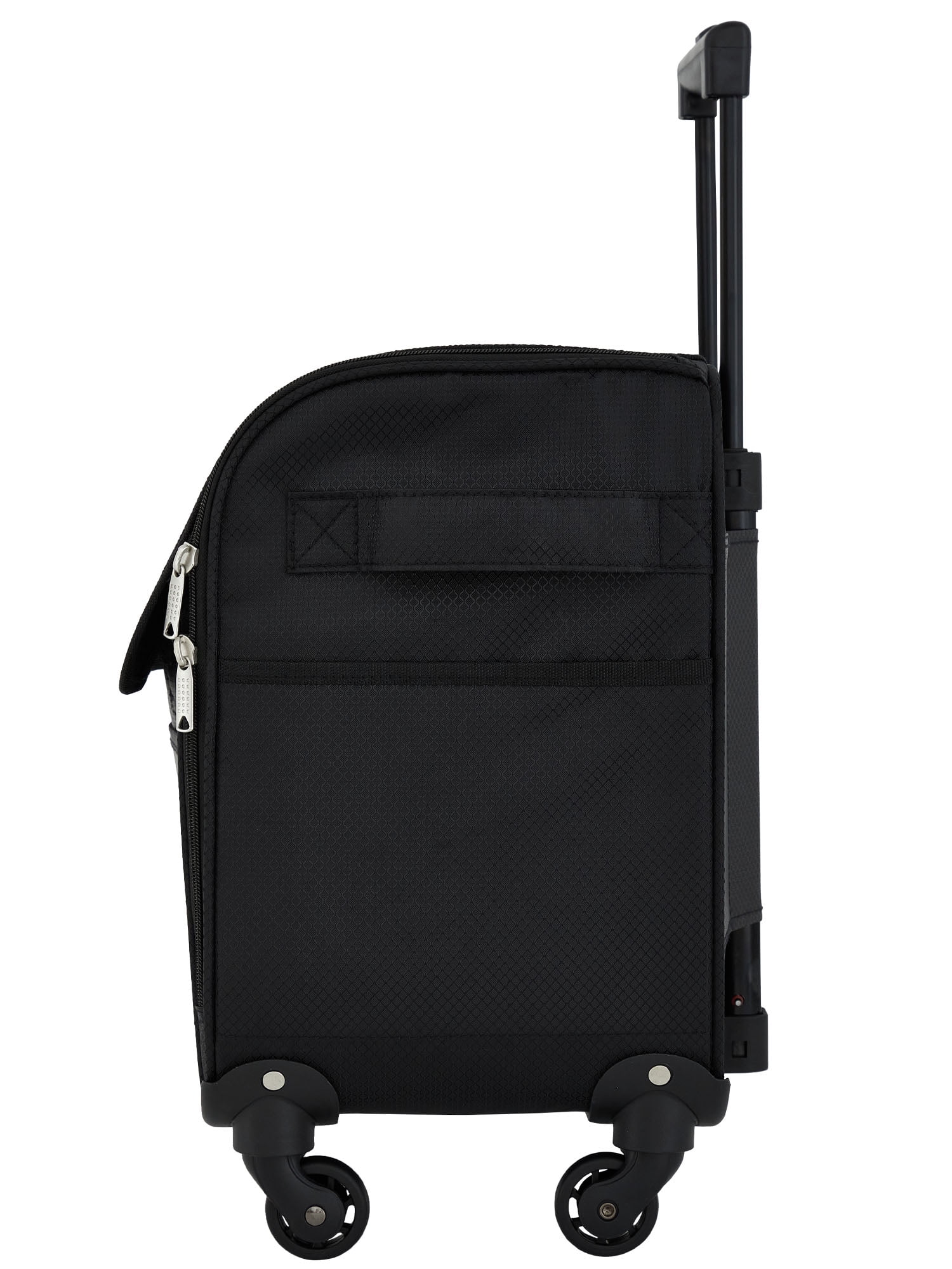 Travelers Club 17-inch Travel Rolling 4-Wheel Sewing Machine Bag, Black