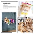 thumbnail image 3 of Sonducket 5 uds. Sombreros de paja mexicanos, gorras de paja Natural, hermosos suministros para perros, sombrero de sol duradero portátil, gorras ligeras Sombreros Sonducket AP005869-00, 3 of 6