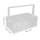 thumbnail image 2 of GOOHOCHY Porta utensilios de acrílico transparente: organizador portátil de cubiertos con asa de acrílico para encimeras, picnics, fiestas y cocinas., 2 of 8