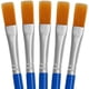 thumbnail image 4 of Pinceles para pintar azules (paquete de 50) - Pinceles para acrílico, acuarela y óleo con cerdas de nailon y mango de plástico - Pincel para pintar pequeño, fino y plano - Arte y manualidades   JM, 4 of 5