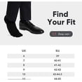 thumbnail image 5 of 10 Pairs Solid Men's Socks - Comfortable Charcoal, Navy and Black Men's Socks - Elegant formal look - Perfect for work and casual wear - Cotton, breat, 5 of 5