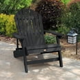 thumbnail image 2 of Highwood Furniture King Hamilton Folding & Reclining Adirondack Chair-Finish:Weathered Acorn, 2 of 9
