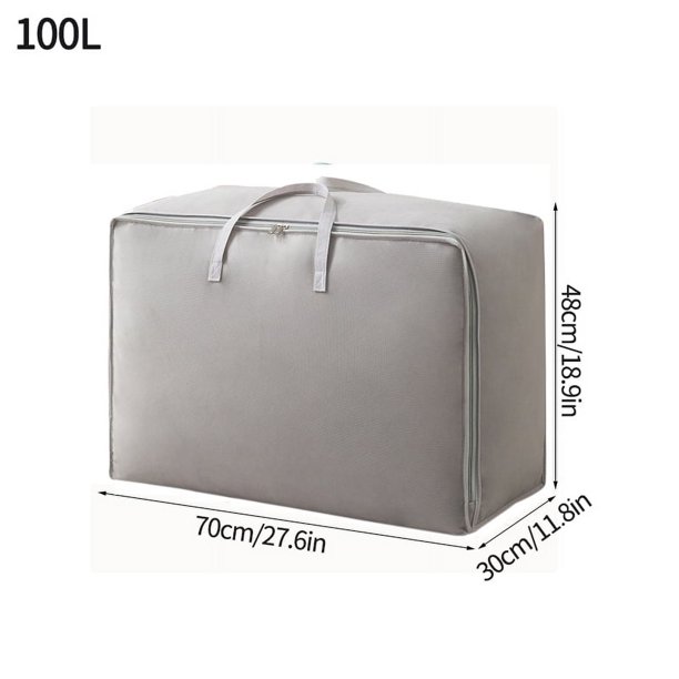 Bolsa de almacenamiento de ropa de gran capacidad, armario impermeable, organizador de guardarropa, colcha, almohada, manta, organizador, almacenamiento de ropa de cama a prueba de polvo