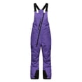thumbnail image 6 of Girls Insulated Ski Overalls, Kids Adjustable Strap Snow Pants with Multiple Pockets, Waterproof Snowsuit for Snowboarding and Winter Play, Age 4-13 Years Purple 120, 6 of 7